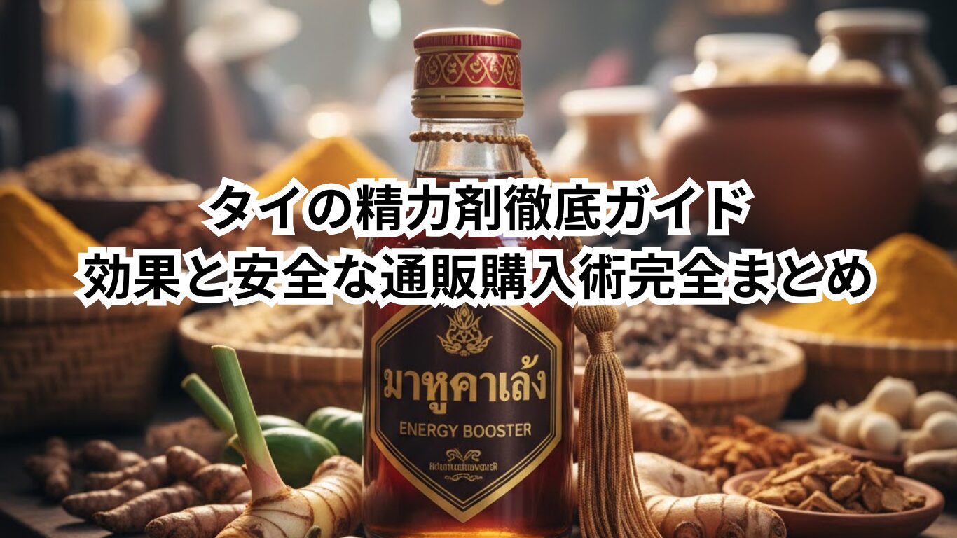 タイの精力剤徹底ガイド｜効果と安全な通販購入術完全まとめ